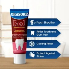 ORASORE RED AYURVEDIC TOOTHPASTE