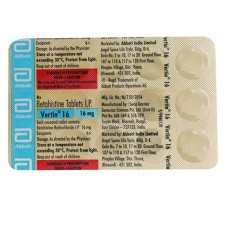 VERTIN 16 TABLETS