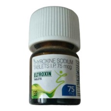 ELTROXIN 75 MCG TABLETS